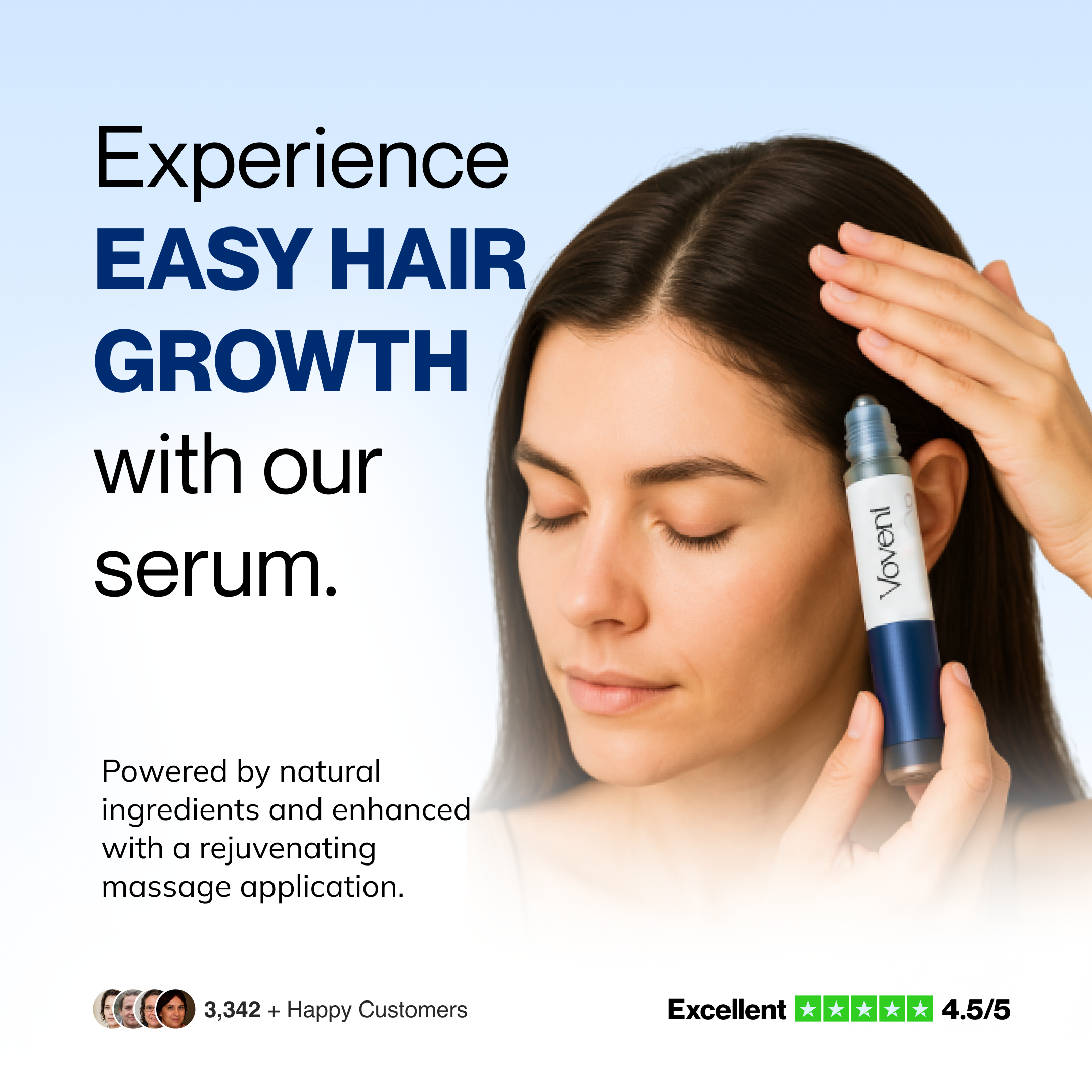 Voveni- Advanced Hair Growth Roll-On Serum (50% OFF)